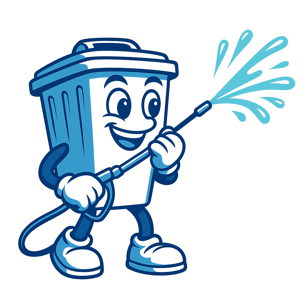The Bin Trailer Official Mascot - Start Your Bin Cleaning Business