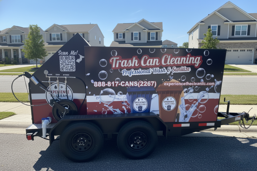 Pace Florida Trash Can Cleaning Trailer
