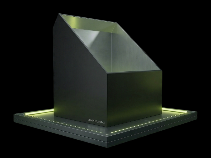 Shadow Black tank vinyl wrap