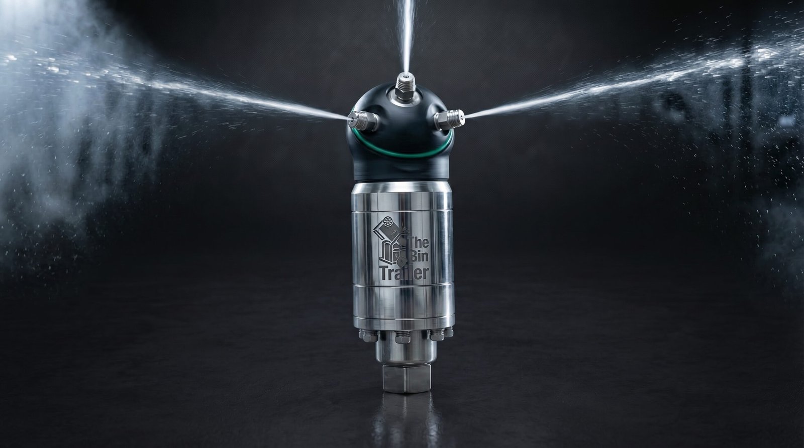 The Bin Trailer 360° Rotating Wash Head