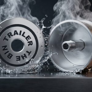 The Bin Trailer – SpinCore Hub | Aerospace Aluminum Fixed Base with Built-In Water Valve | Exclusive Design