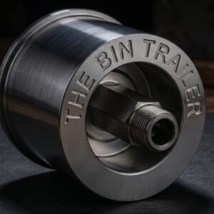 The Bin Trailer – SpinCore Hub | Precision-Machined Aluminum Rotary Mounting Hub with Central Valve for Bin Cleaning Systems | 5,000 PSI Rated